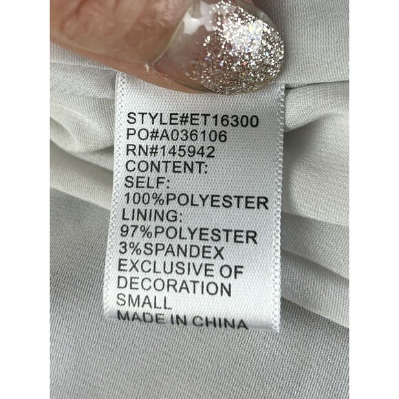 Eden Society Womens Top Geometric Print Size Small Sleeveless V Neck & Back - Picture 7 of 7